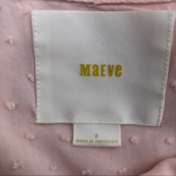 Anthropologie Cream Flutter Sleeve Top - Picture 7 of 7